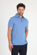Polo pique ανδρική μπλούζα απο 100% μαλλί merino - Image 4