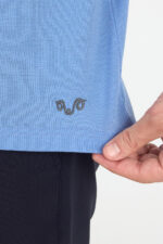 Polo pique ανδρική μπλούζα απο 100% μαλλί merino - Image 2