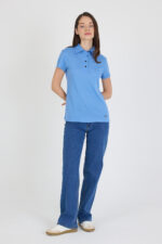 Polo pique γυναικεία μπλούζα απο 100% μαλλί merino - Image 25