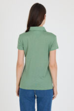 Polo pique γυναικεία μπλούζα απο 100% μαλλί merino - Image 14
