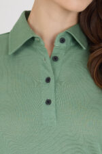 Polo pique γυναικεία μπλούζα απο 100% μαλλί merino - Image 15