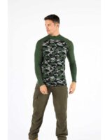 Ανδρική μπλούζα με μακρύ μανίκι Asker zip 100% μαλλί μερινό με φερμουάρ - Image 8