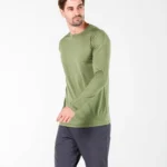 ERIS- Ανδρική μακρυμάνικη μπλούζα από 100% μαλλί merino