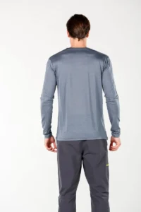 Μπλούζα από μαλλί merino με UV προστασία για πεζοπορία, τρέξιμο και καθημερινή χρήση