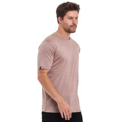 Ανδρική καλοκαιρινή μπλούζα t-shirt από μαλλί merino και TENCEL