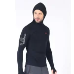 Μπλούζα με κουκούλα ανδρική μαλλί merino για πεζοπορία και ορειβασία