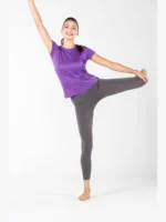 PERA- Γυναικεία κοντομάνικη μπλούζα από 100% λεπτό μαλλί Merino ιδανική για το καλοκαίρι