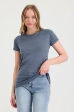 PERA- Γυναικεία κοντομάνικη μπλούζα από 100% λεπτό μαλλί Merino ιδανική για το καλοκαίρι - Image 16