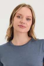 PERA- Γυναικεία κοντομάνικη μπλούζα από 100% λεπτό μαλλί Merino ιδανική για το καλοκαίρι - Image 18