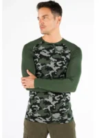 Active ανδρική μακρυμάνικη μπλούζα από 100% μαλλί merino για πεζοπορία