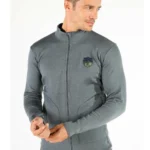 Ανδρικό φούτερ με φερμουάρ Bornova από 100% μαλλί merino