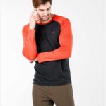 BRANT - Ανδρική ισοθερμική μακρυμάνικη μπλούζα από 100% μαλλί Merino