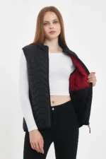 LAVA  Γυναικείο γιλέκο από 100% μαλλί εσωτερικά. - Image 2