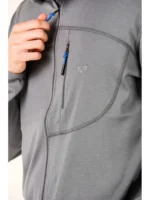 Ζακέτα φούτερ ανδρική Maestro Active 100% μαλλί merino με κουκούλα και φερμουάρ για πεζοπορία, σκι και outdoor δραστηριότητες
