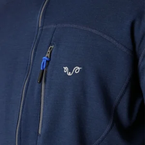 Ζακέτα φούτερ ανδρική Maestro Active 100% μαλλί merino με κουκούλα και φερμουάρ για πεζοπορία, σκι και outdoor δραστηριότητες