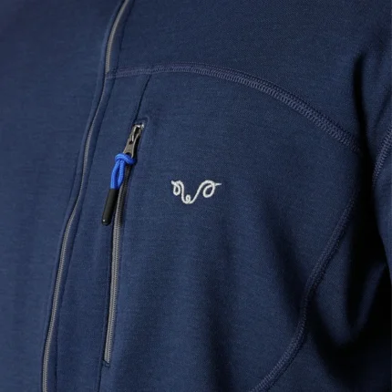 Ζακέτα φούτερ ανδρική Maestro Active 100% μαλλί merino με κουκούλα και φερμουάρ για πεζοπορία, σκι και outdoor δραστηριότητες