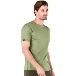 Ανδρική μπλούζα t-shirt αντιιδρωτική από 100% μαλλί Merino. Ιδανική για τις καλοκαιρινές ζέστες, από τις κορυφές των βουνών έως τους δρόμους της πόλης.