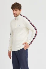 NOYAN - Ανδρικό πουλόβερ με φερμουάρ 1/4 από 100% μαλλί Merino - Image 10