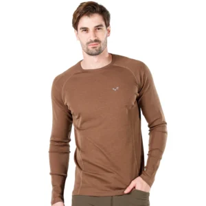 Αθλητική ανδρική μακρυμάνικη μπλούζα Remus 100% merino wool κορυφαίας απόδοσης