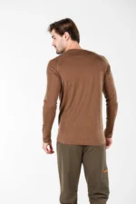 REMUS - Ανδρική ισοθερμική μπλούζα  από 100% μαλλί Merino - Image 11