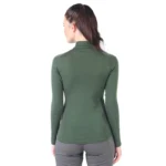 VEGA Γυναικεία μπλούζα από 100% μαλλί merino με φερμουάρ 1/4 - Image 3