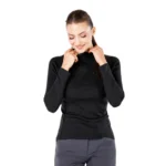 VEGA Γυναικεία μπλούζα από 100% μαλλί merino με φερμουάρ 1/4 - Image 9