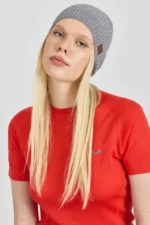 Γυναικείος και ανδρικός grey σκούφος Merino