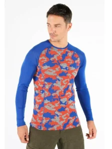 Active ανδρική μακρυμάνικη μπλούζα από 100% μαλλί merino.