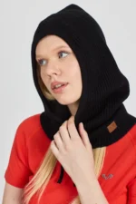 FJARA   Κασκόλ με κουκούλα 100% μαλλί merino - Image 8