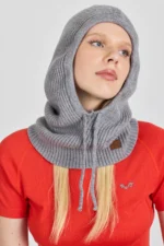 FJARA   Κασκόλ με κουκούλα 100% μαλλί merino - Image 10