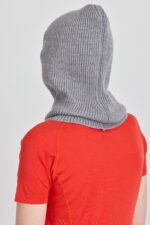 FJARA   Κασκόλ με κουκούλα 100% μαλλί merino - Image 11