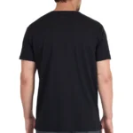 Merino wool t-shirt ανδρικό από 100% λεπτό μαλλί για καθημερινή άνεση black